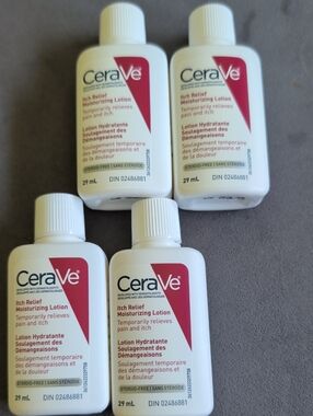 Cerave Moisturizing Itch Relief Lotion Bundle 4 Pack Of 29ml